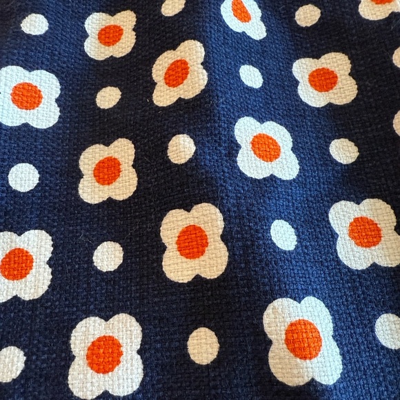 HOBBS London NAVY BLUE TANGERINE DAISY LULA DRESS SZ 8 ๐ ๐  - Picture 8 of 11